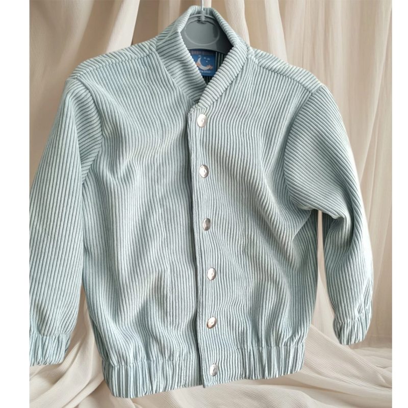 Baby Bulle Velvet Bomber Jacket - Mint