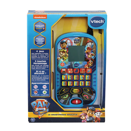 Vtech Smartphone Éducatif Pat Patrouille 3-7A - Bleu