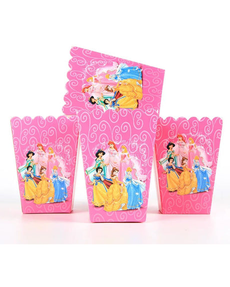 Boîtes à Popcorn en papier - Les Princesses
