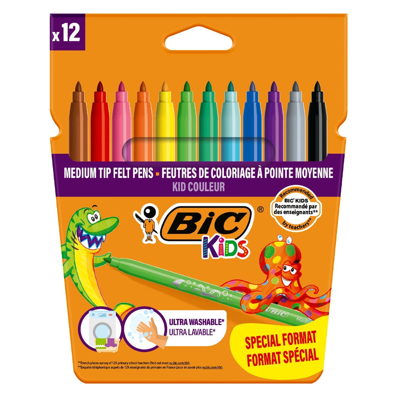 علبة من 12 أقلام تحديد Bic
