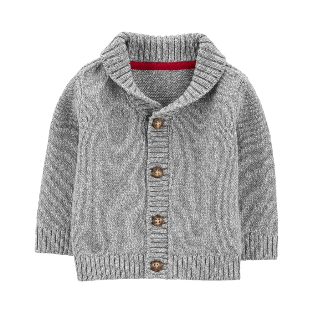 Cardigan en Tricot Bébé Carter's - Gris