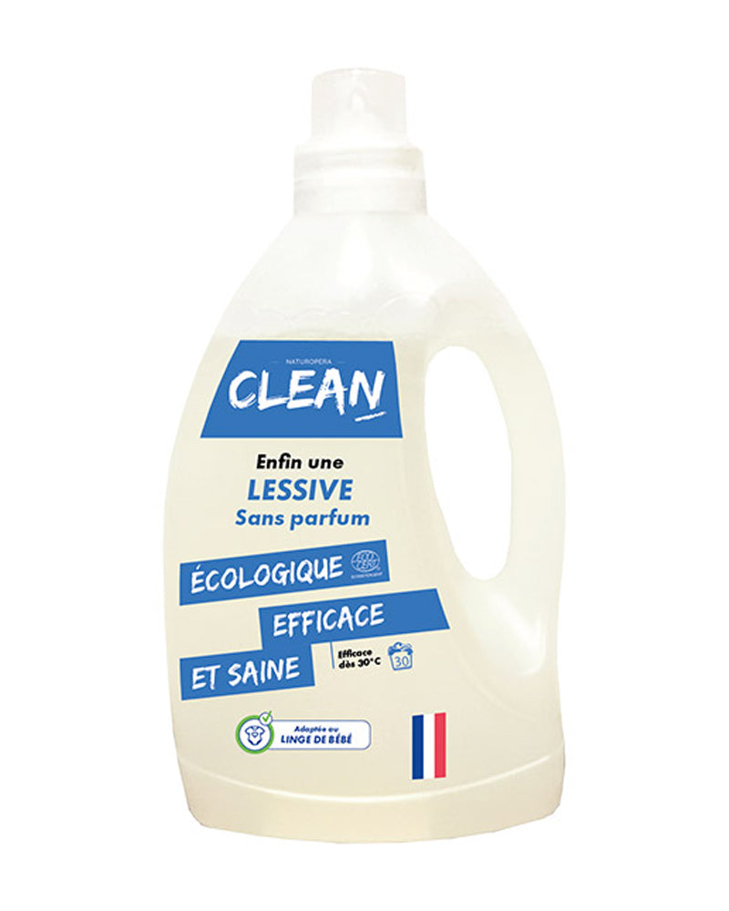 Clean Lessive 30 Sans parfum Bébé 1.5l