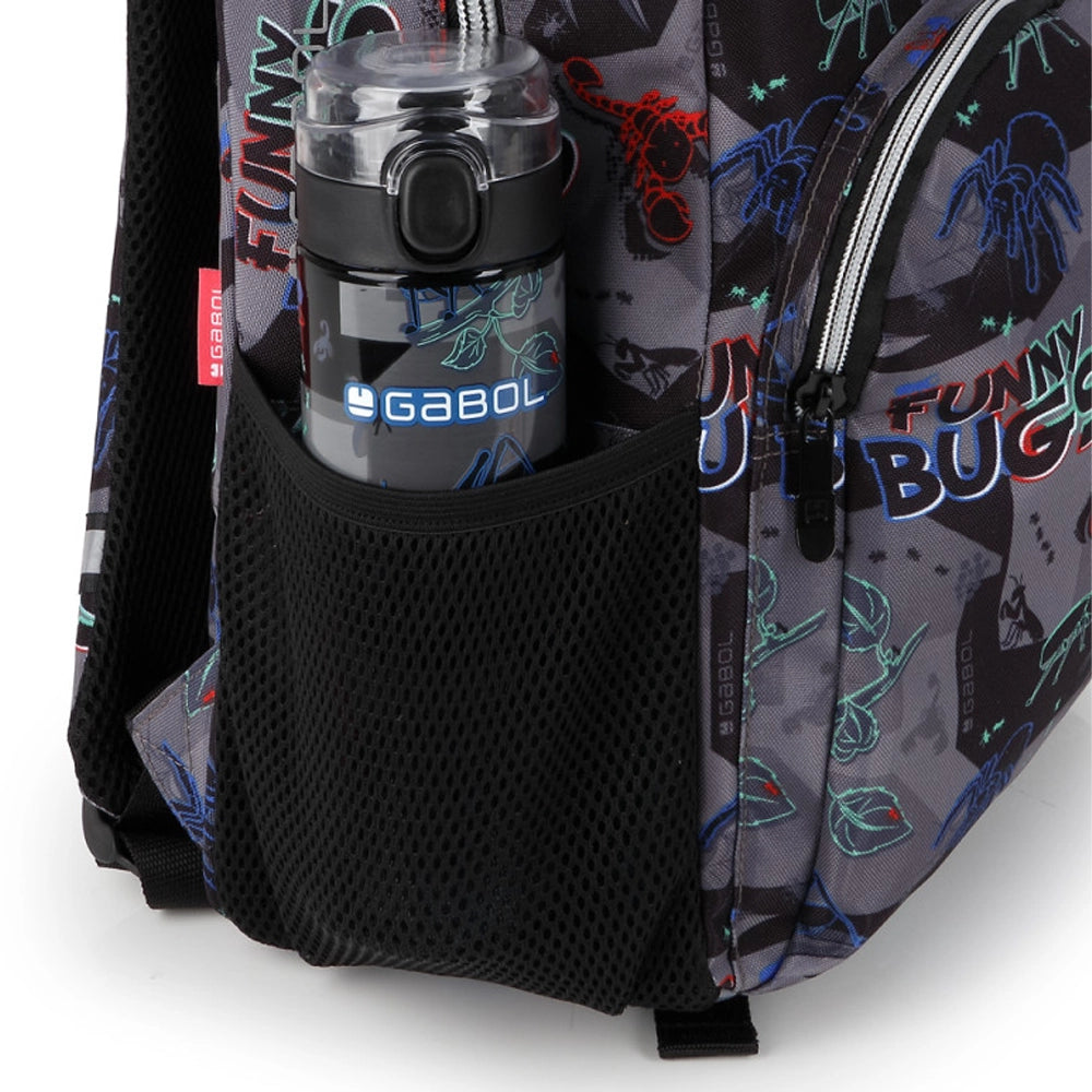 Gabol Gourde en Acier Inoxydable BUGS 600ml - Noir