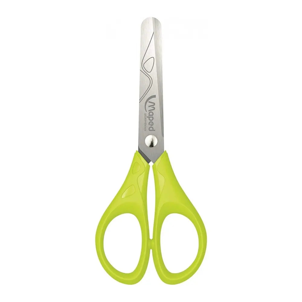 Maped Ciseaux Essentials 13cm Symétriques - Jaune Vert