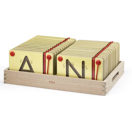Viga Toys Tableau d’Écriture Magnétique Lettres Majuscules – 3A+