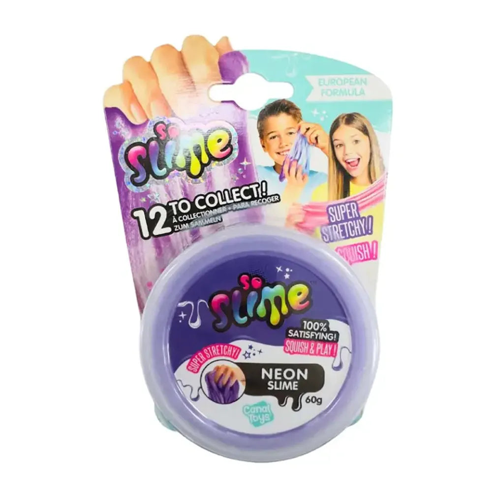 Canal Toys Slime Pots à Collectionner – Violet Néon