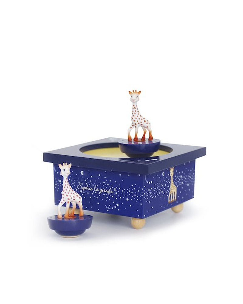 Trousselier Boite à Musique Dancing Sophie La Girafe - Bleu
