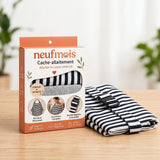 Neuf Mois Tablier d'Allaitement - Blanc & Noir