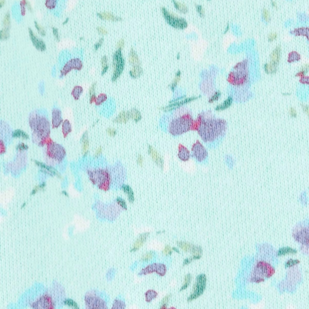 OshKosh Girl's Drawstring Jogger Pants - Green Floral
