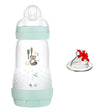 Offre : Biberon MAM Easy Start Anti-Colique 260ml 2M+ - Vert = Tétine 2M+ Offerte