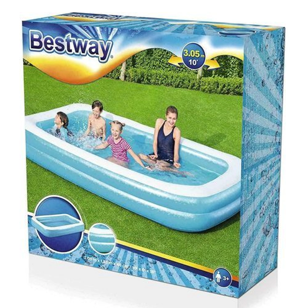 Bestway Piscina familiar rectangular 305x183x46 cm 3A+