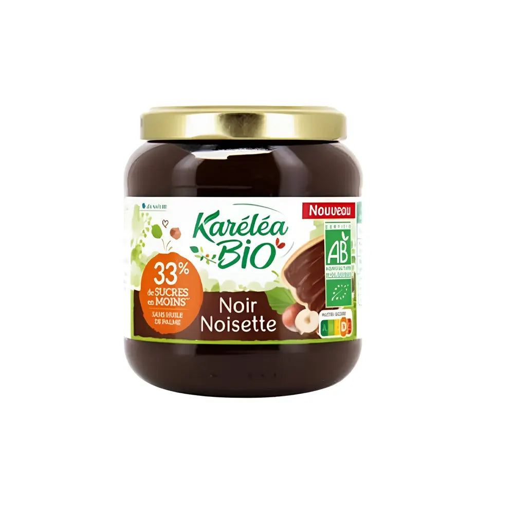 Karéléa Pâte à Tartiner aux Noisettes & Cacao Sans Sucres Ajoutés - 350 g