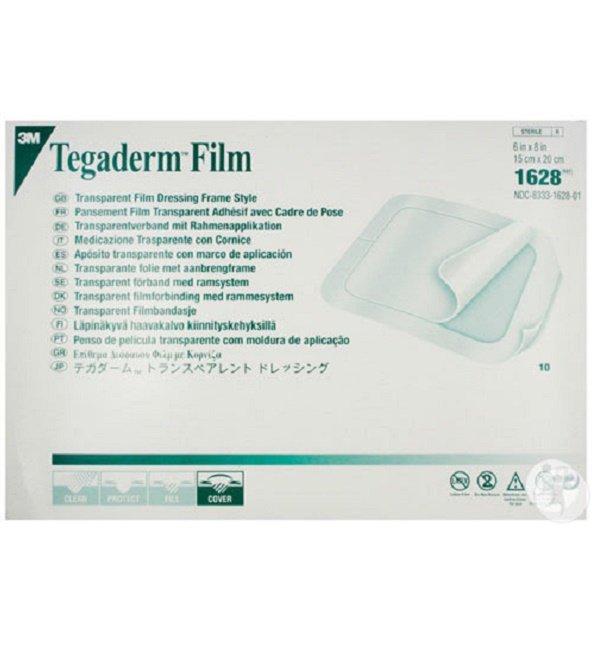 ضمادة Tegaderm الشفافة بإطار 5 × 20 سم