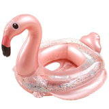 Bouée Gonflable Bébé Flamant Rose avec Auvent – 8M+