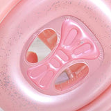 Bouée Gonflable Bébé Flamant Rose avec Auvent – 8M+