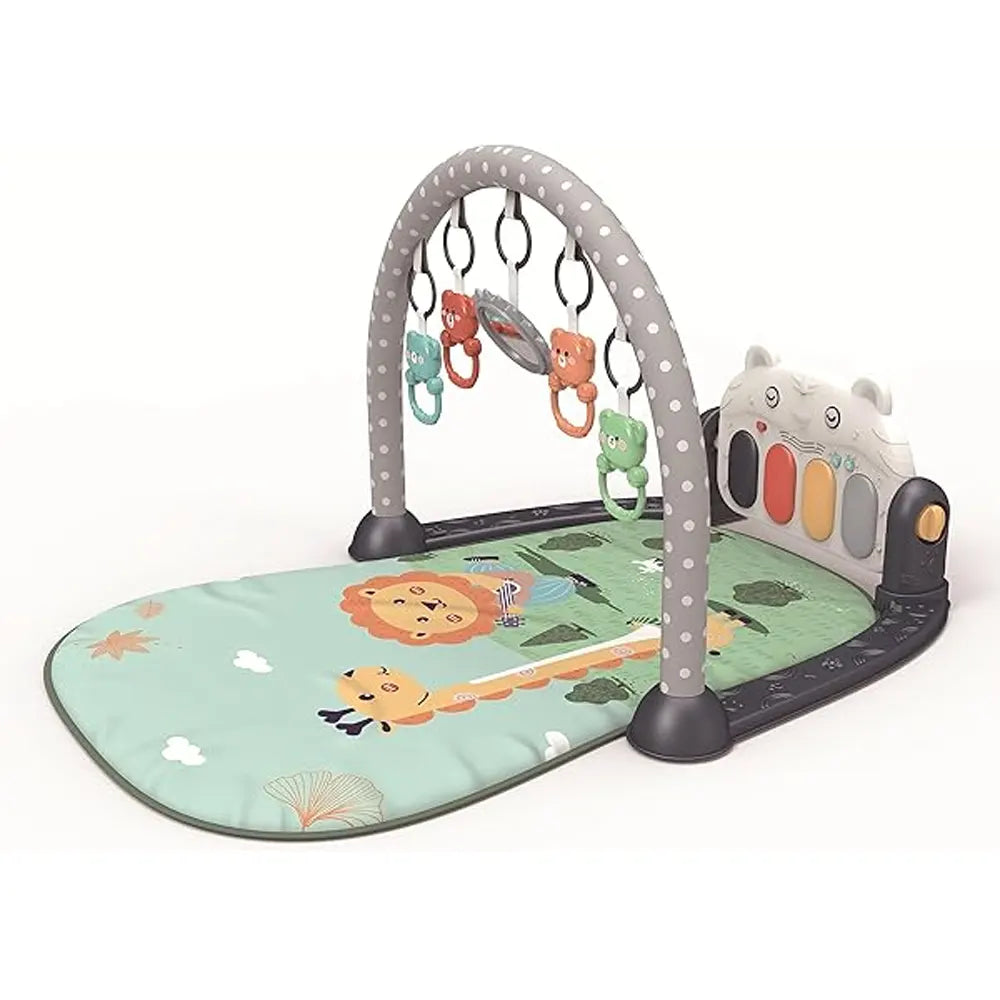 Tapis Musical Bébé 2 En 1 Piano Et Batterie - Jouet Éducatif Pour Enfant 1 An, Gaethra Avec Sons Animaux Et Mélodies