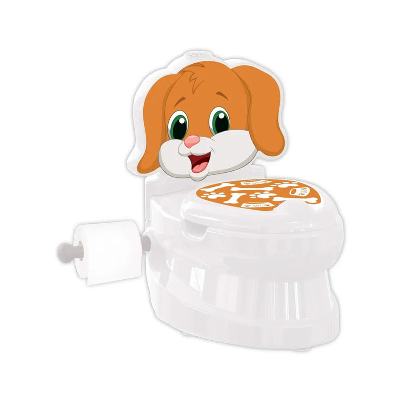 Interactive Children's Potty – White Dog Design with Sound