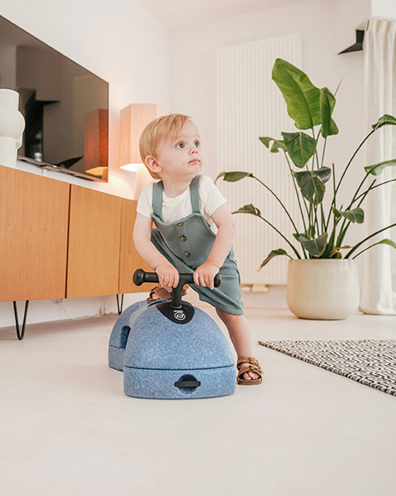 Scoot And Ride My First Trotteur & Porteur 3en1 - Bleu