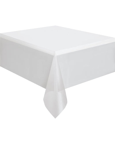 Nappe de Table Réutilisable 137 x 183 cm - Blanc