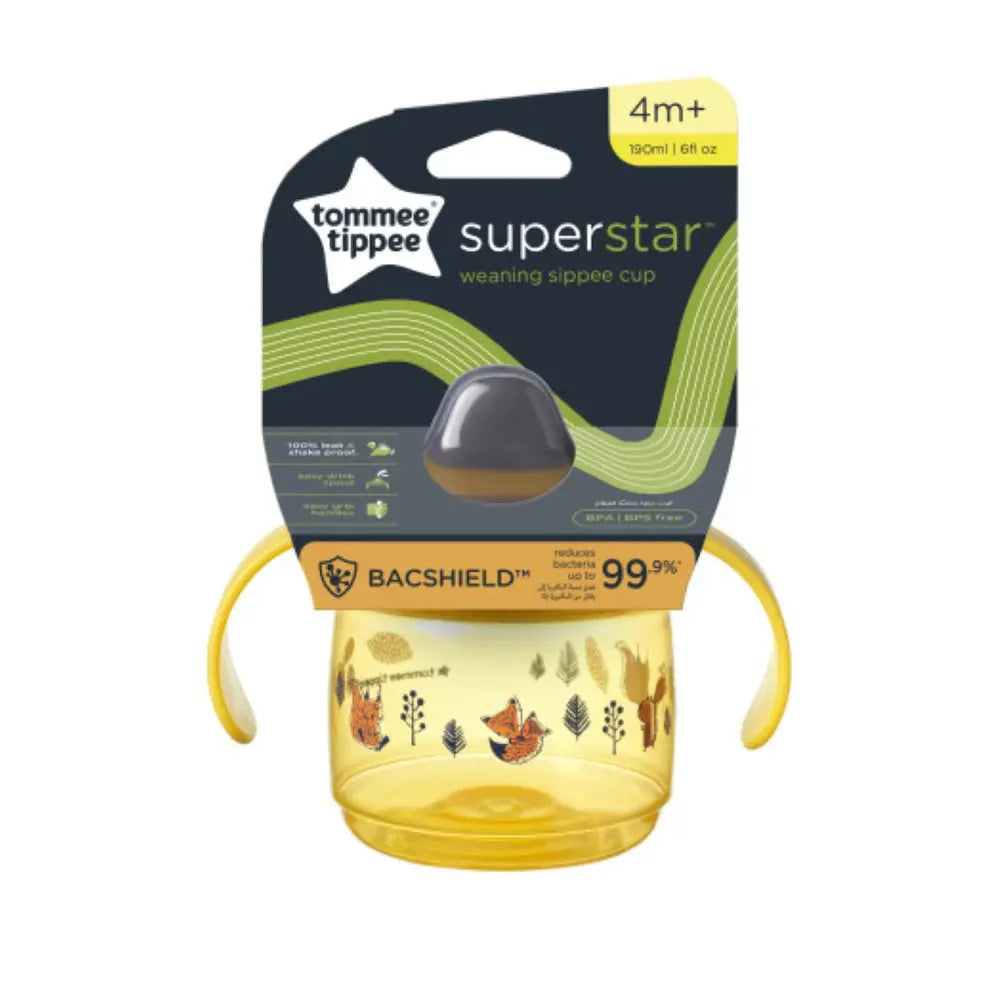 Tommee Tippee Tasse d'Apprentissage 190ml 4M+ - Jaune