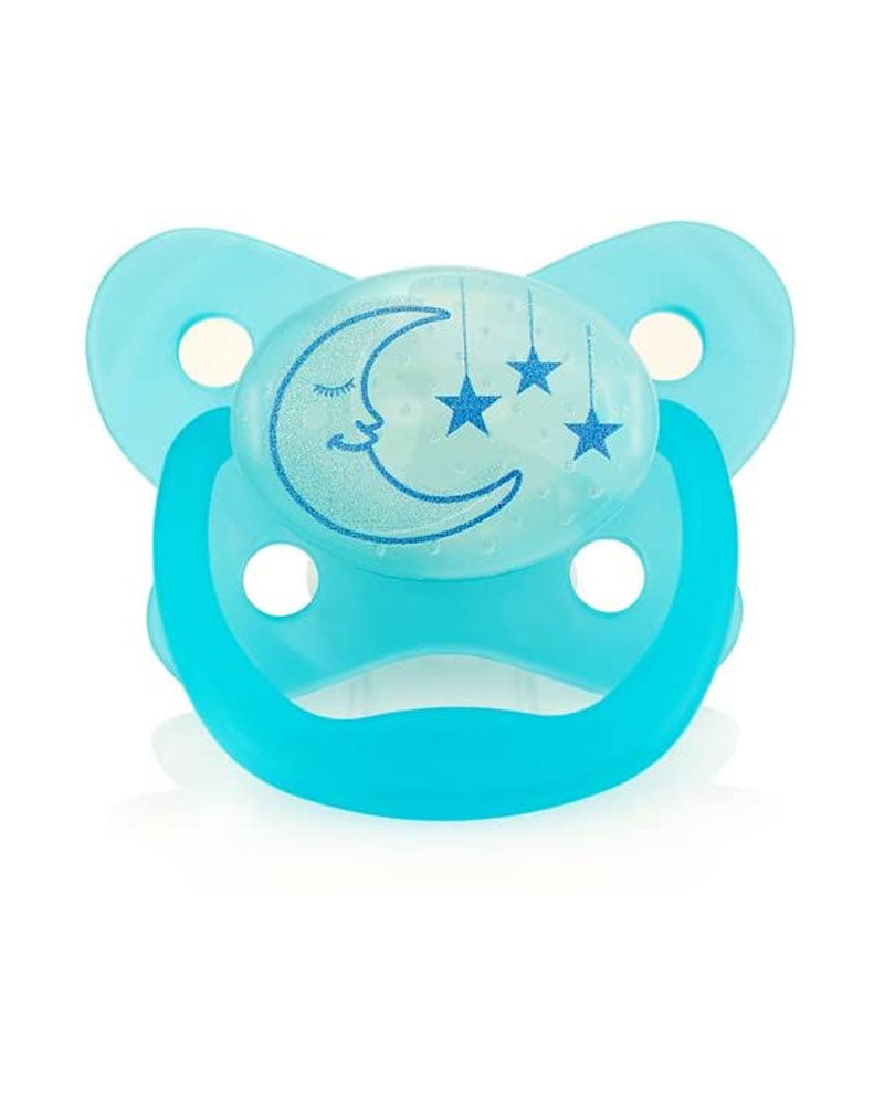 Dr. Brown's Glow in the Dark Stage2 Pacifier 6-18M - Blue