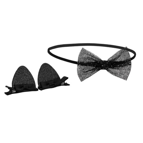 Lot de 3 Barrettes à Cheveux avec Nœud d'Halloween Carter's 0-12M - Noir