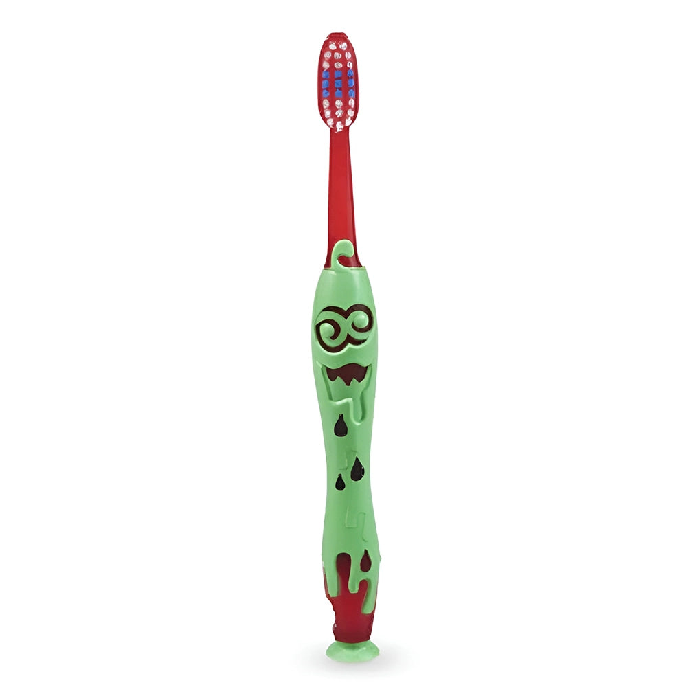 Elgydium Brosse à Dent Monster 2-6ans - Vert & Rouge