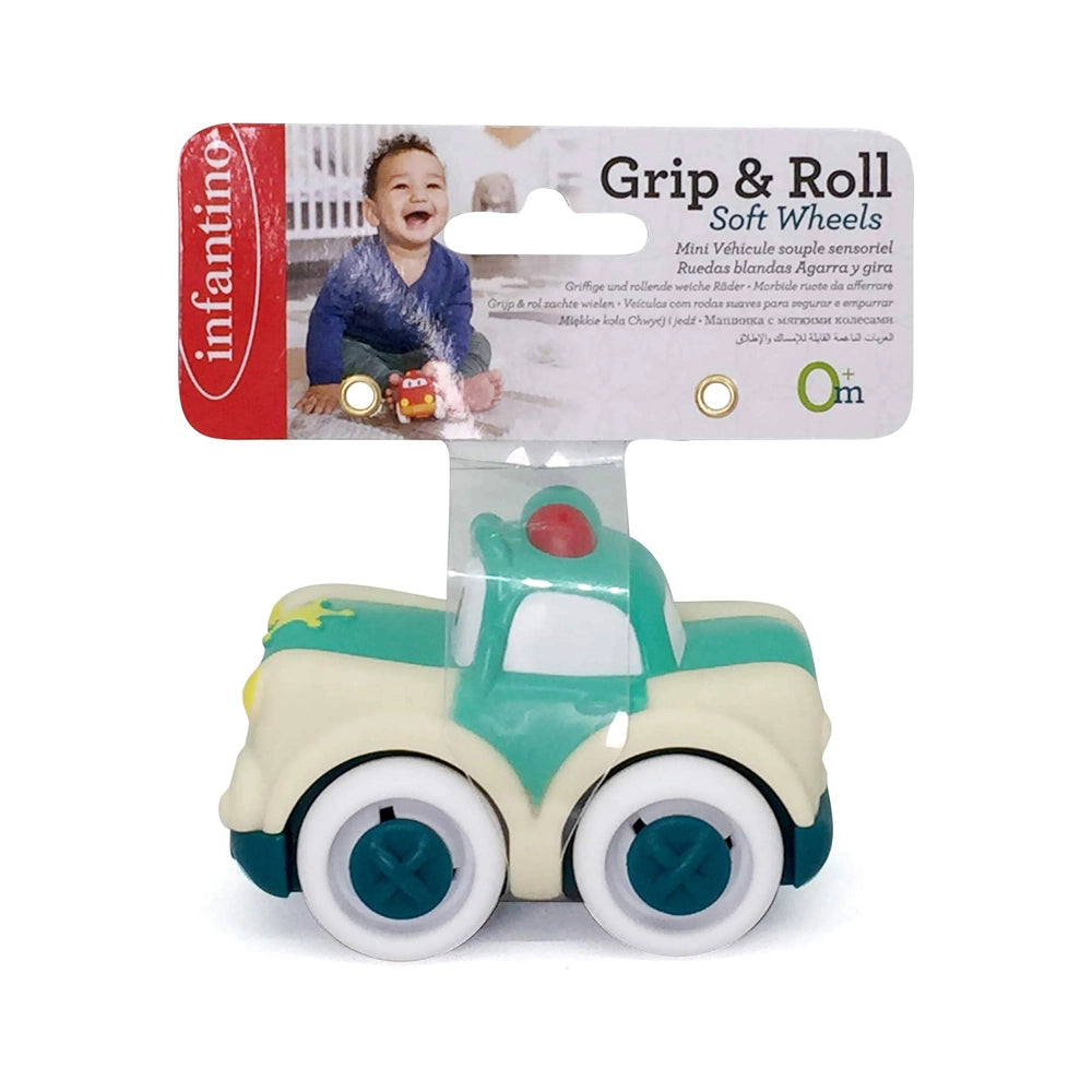 Infantino Voitures Souples Grip & Roll 0M+ - Bleu