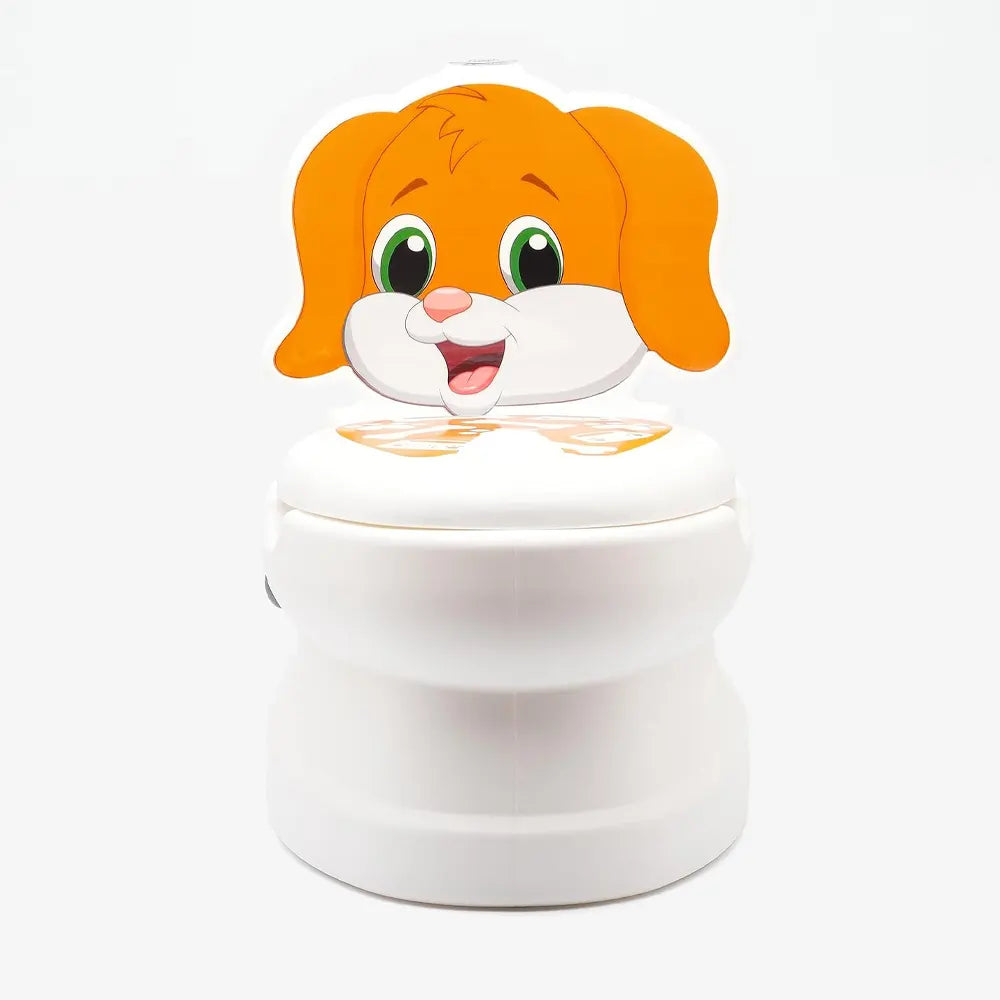 Pot Interactif pour Enfants – Design Chien Blanc avec Son