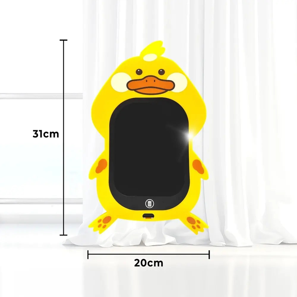 Tablette d’Écriture LCD Colorée avec Stylet – Motif Canard