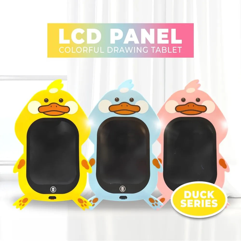 Tablette d’Écriture LCD Colorée avec Stylet – Motif Canard