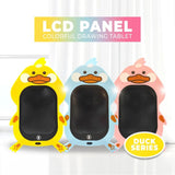 Tablette d’Écriture LCD Colorée avec Stylet – Motif Canard