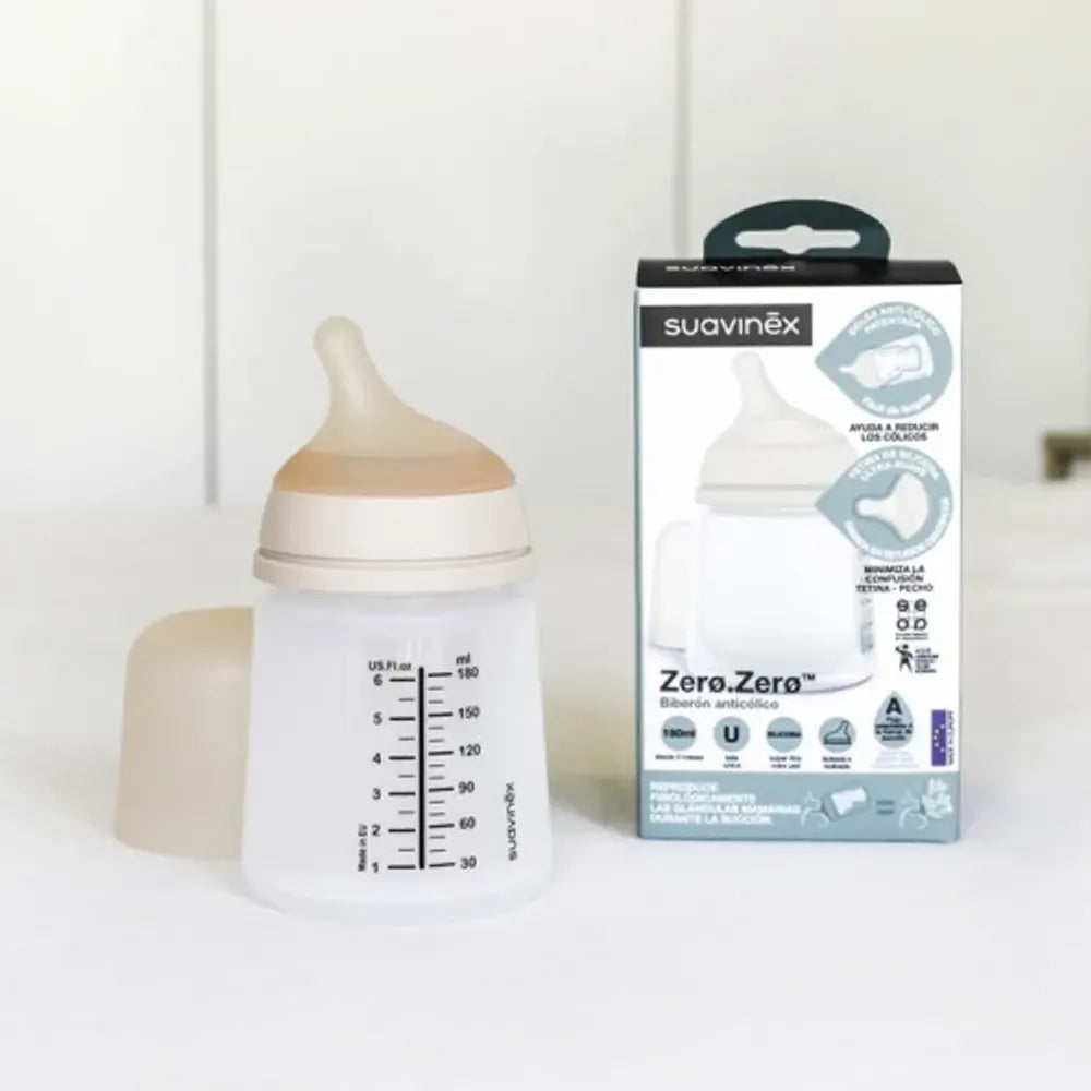 Suavinex Pack de 6 Biberons Anti-Colique Zero. Zero