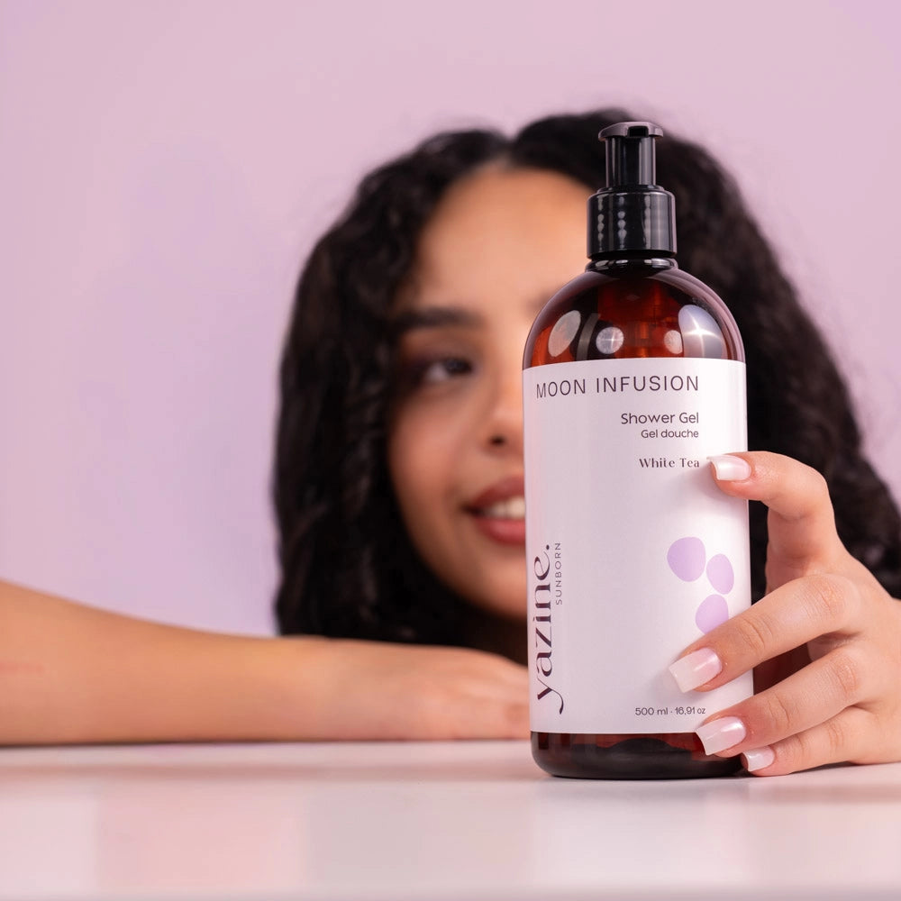 Yazine Gel Douche Extrait de Thé Blanc - 500ml