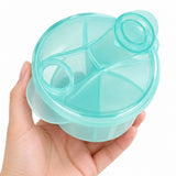 Mammia Doseur de Lait en Poudre 3 Compartiments - Turquoise