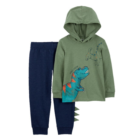 Ensemble 2 Pièces Carter's - Dinosaure Bleu & Vert