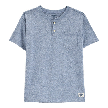 Camiseta Henley con bolsillo para Niño OshKosh - Azul