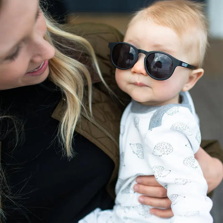 Babiators Lunettes de Soleil Keyhole 0-2 Ans - Jet Black
