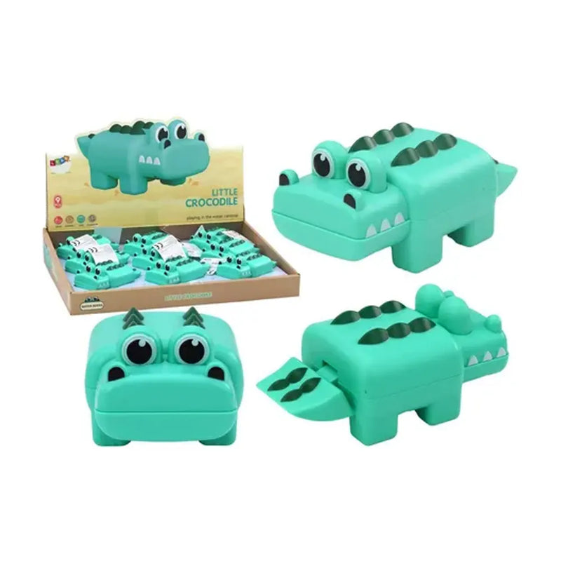 Green Crocodile Bath Toy – 3Y+