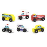 Viga Toys Set de 6 Véhicules de Ville 18M+