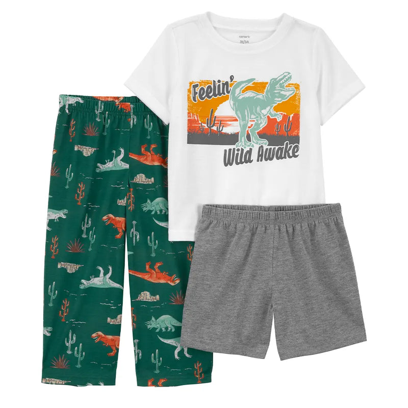 Carter's 3-Piece Pajamas - Dinosaur