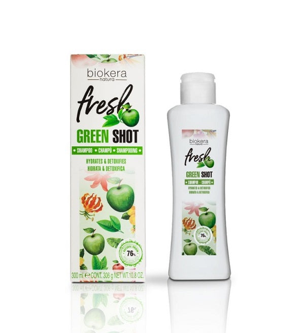 BIOKERA FRESH GREEN SHOT SHAMPOO 300ML