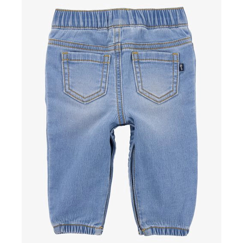 Jean à Enfiler avec Fermetures à Pression Bébé Garçon OshKosh - Bleu