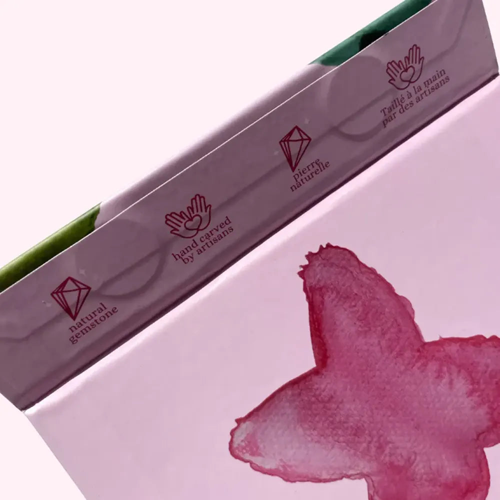 Facelab Gua Sha con rodillo de belleza 2 en 1 – Cuarzo rosa