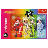 Trefl Puzzle Poupées Joyeuses Rainbow High 60 pièces - 4A+