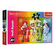 Trefl Puzzle Poupées Joyeuses Rainbow High 60 pièces - 4A+