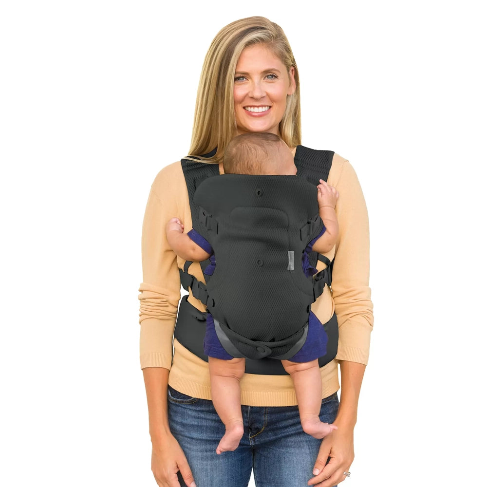 Infantino Porte-Bébé Flip Light & Airy Ergonomique 4 en 1 - Noir