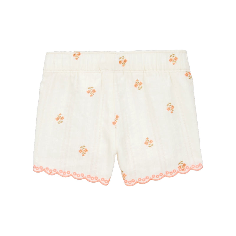 Short en Seersucker Bébé Fille OshKosh - Crème Fleuri