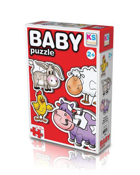 KS Baby Puzzle 15 - Farm Animals