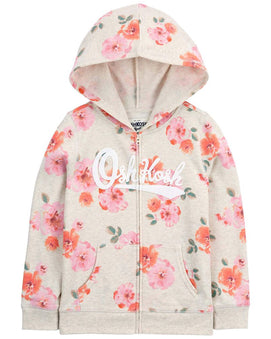 Sweat À Capuche Zippée À Logo OshKosh - Fleurs